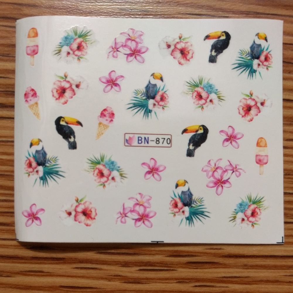 BUNDLE FOR $2✨💅 Tropical Waterslide Nail Decals